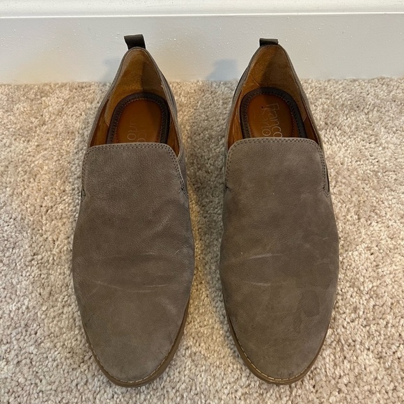 FRANCO Sarto Women’s Brown Leather Booties Size 8 - Picture 2 of 8